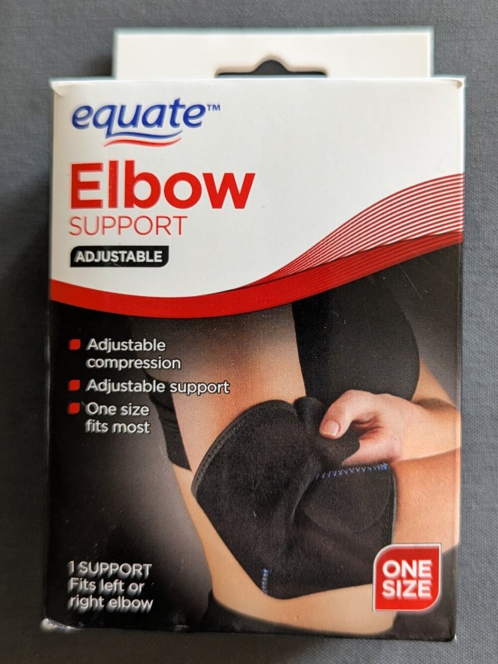 Equate Elbow Support Brace- Adjustable- One size fits most